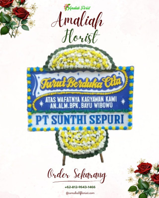 Papan Bunga Duka di Blimbing
