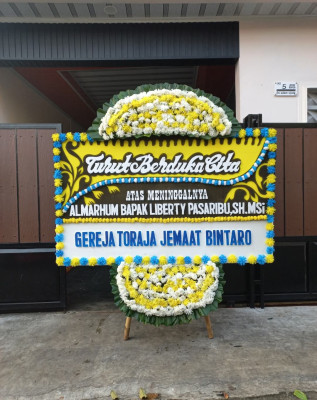 Papan Bunga Duka di Blimbing