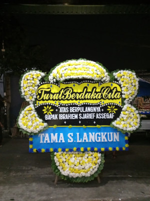 Papan Bunga Duka di Blimbing